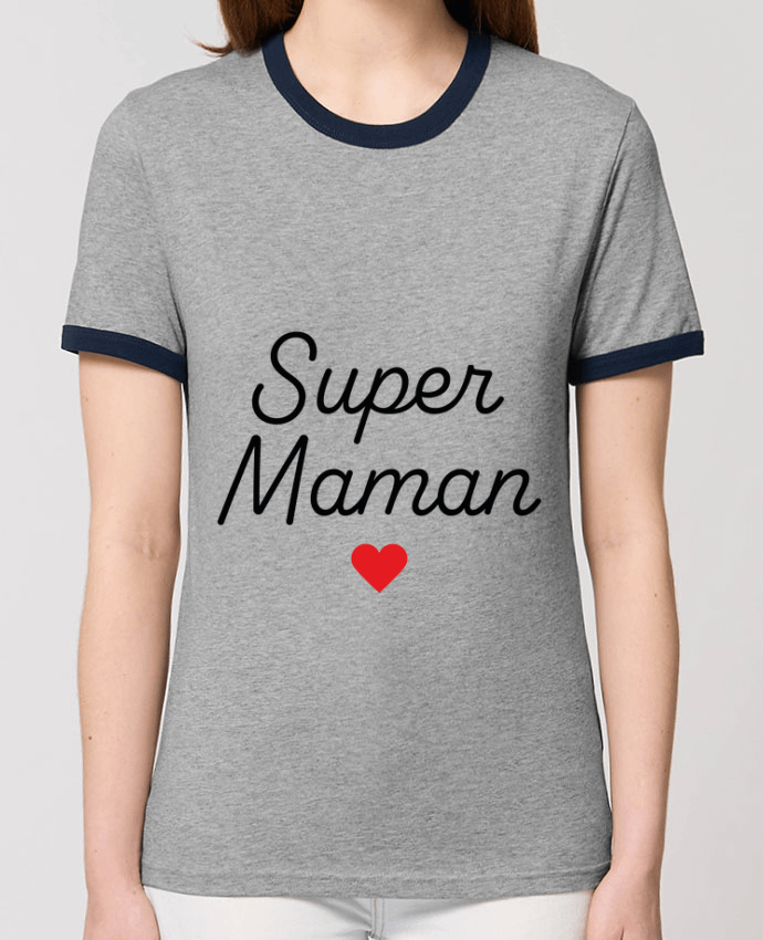 T-shirt Super Maman par Mademoiselle Polly