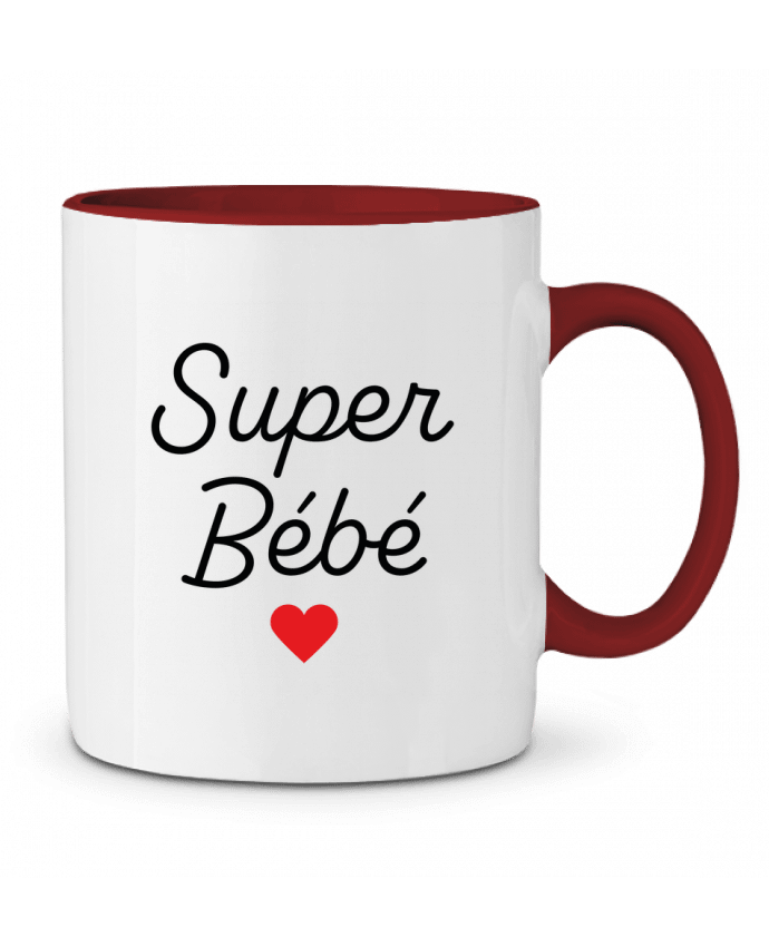 Mug bicolore Super bébé Mademoiselle Polly