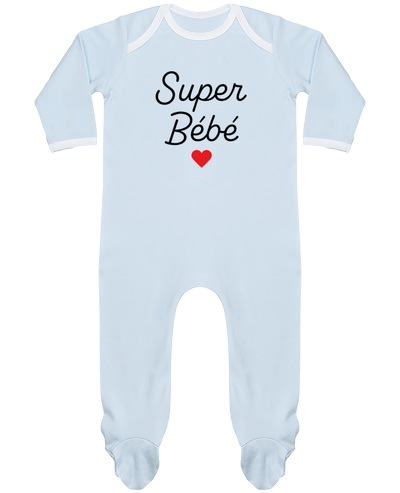 Body Pyjama Bébé Super bébé par Mademoiselle Polly