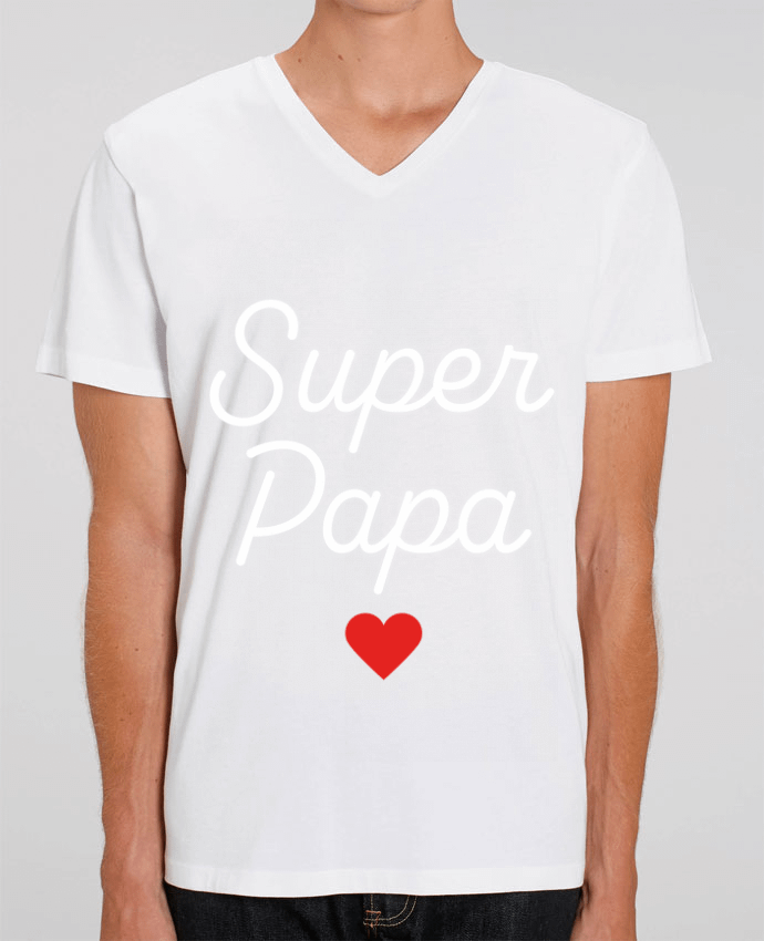 T-shirt homme Super Papa par Mademoiselle Polly