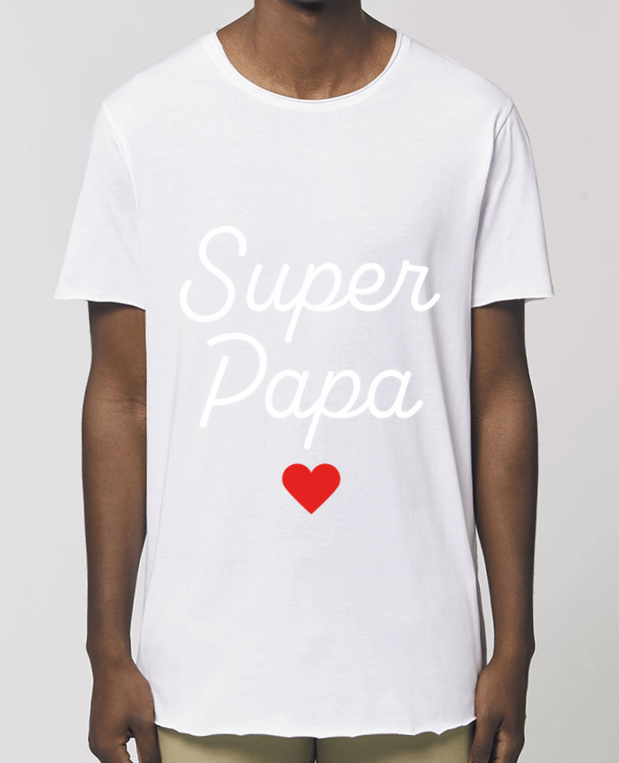 Tee-shirt Homme Super Papa Par  Mademoiselle Polly