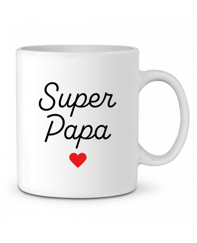 Mug  Super Papa par Mademoiselle Polly
