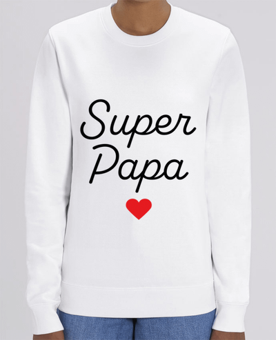Sweat-shirt Super Papa Par Mademoiselle Polly
