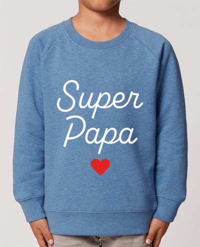 Sweat-shirt enfant Super Papa Par  Mademoiselle Polly