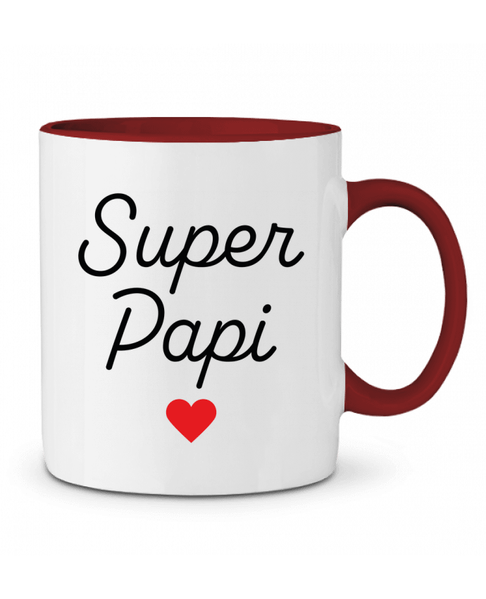 Mug bicolore Super Papi Mademoiselle Polly