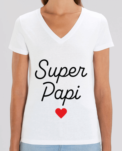 Tee-shirt femme Super Papi Par  Mademoiselle Polly
