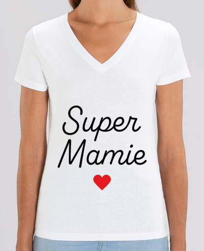 Tee-shirt femme Super Mamie Par  Mademoiselle Polly