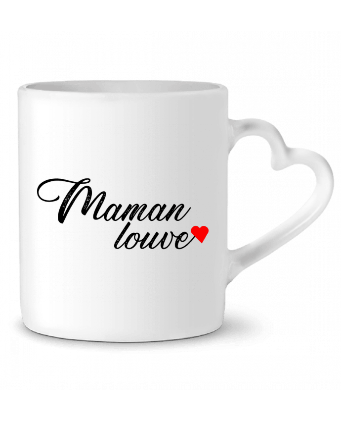 Mug coeur maman louve par Tosca_33