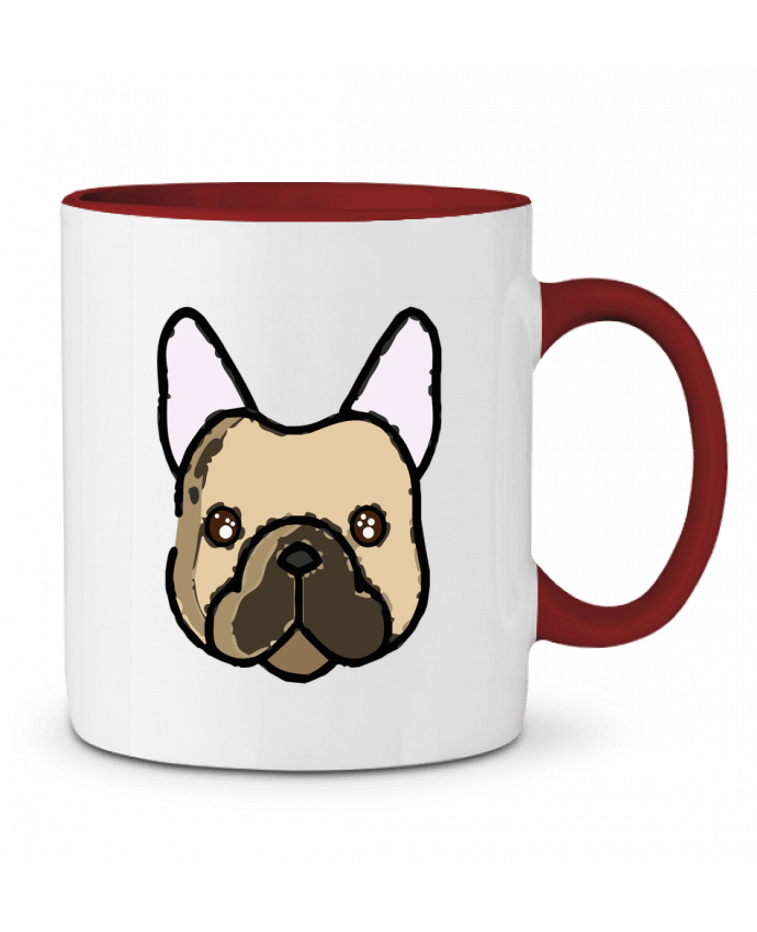 Mug bicolore bouledogue Tosca_33