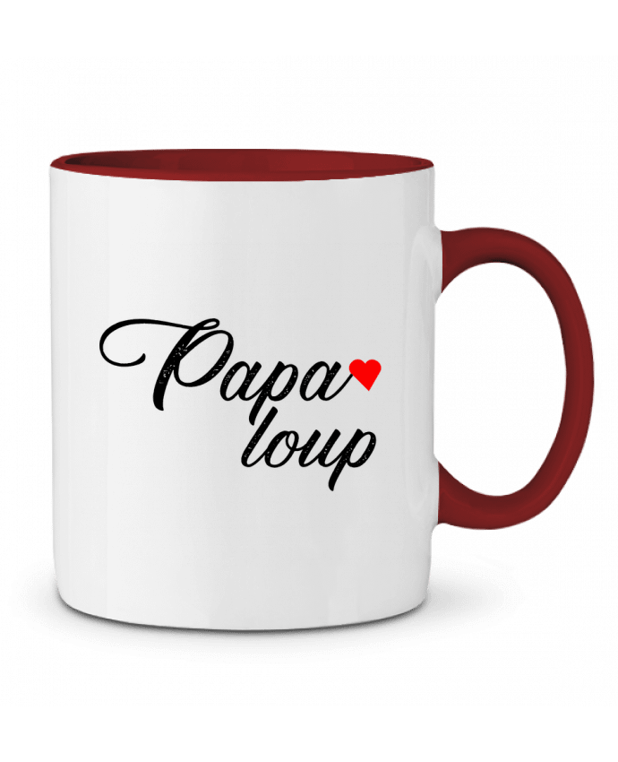 Mug bicolore papa loup Tosca_33