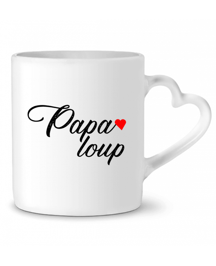 Mug coeur papa loup par Tosca_33