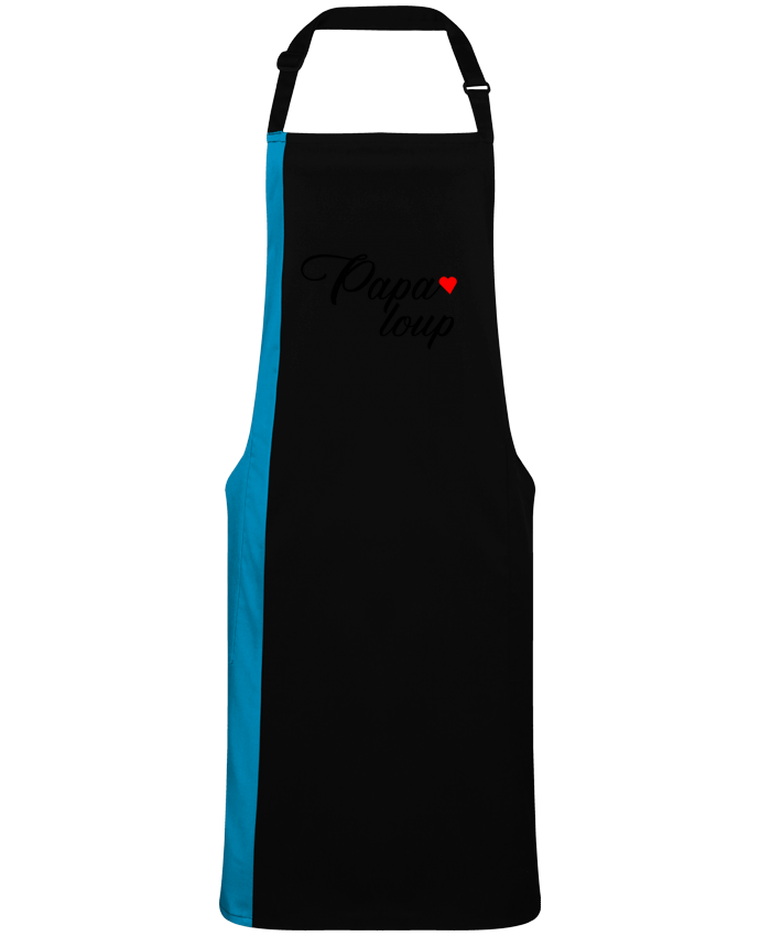 Tablier bicolore papa loup par  Tosca_33