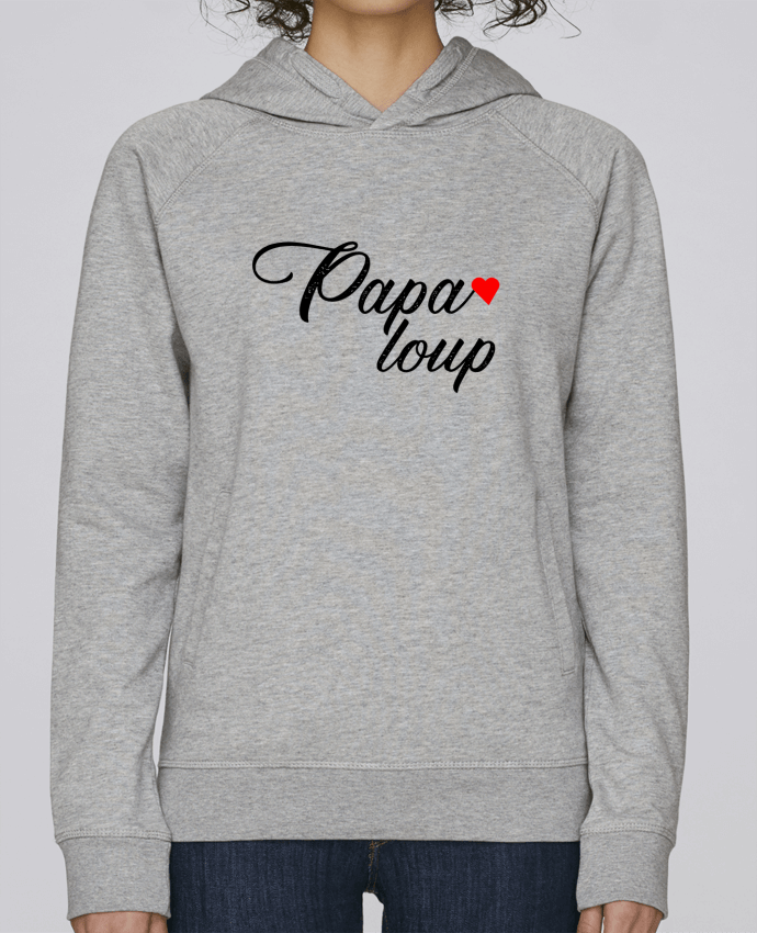 Sweat capuche femme papa loup par Tosca_33