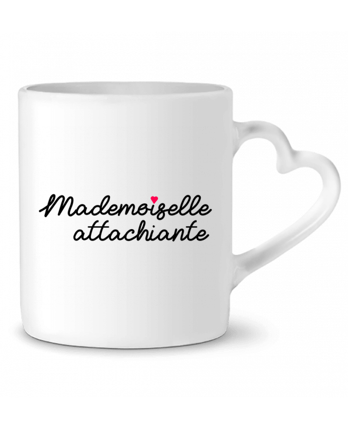 Mug coeur mademoiselle attachiante par Tosca_33