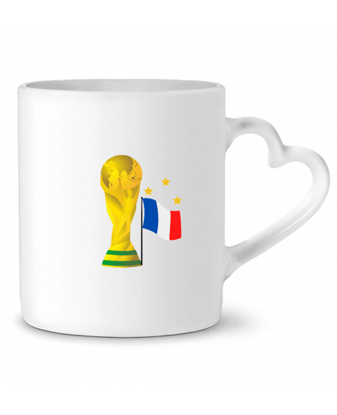 Mug coeur Coupe du monde 3 étoiles par FMTdesigner