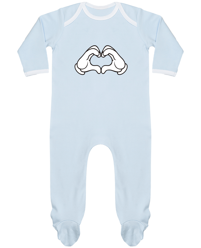 Body Pyjama Bébé LOVE Signe par Freeyourshirt.com