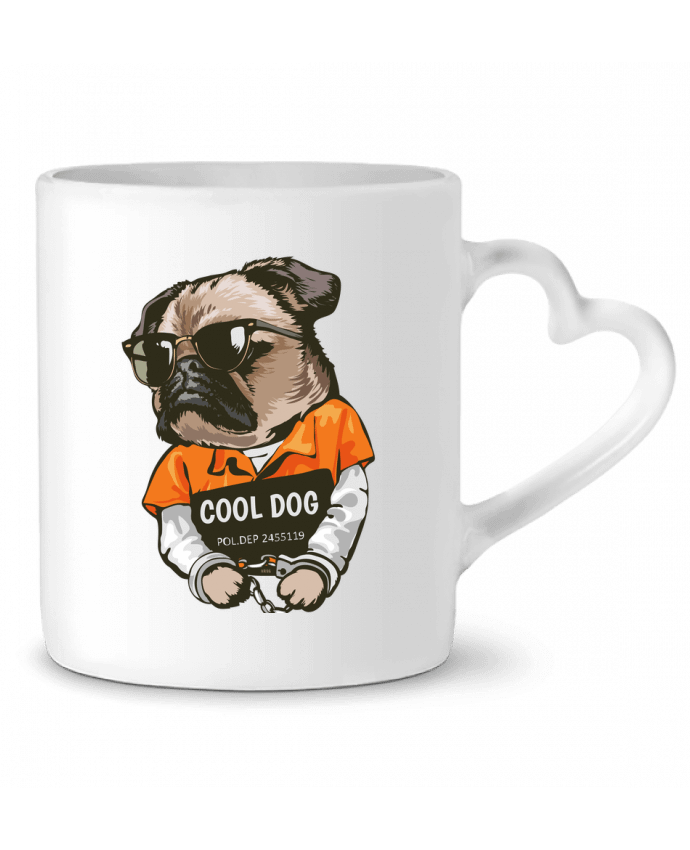 Mug coeur dog-kr96 par KR96