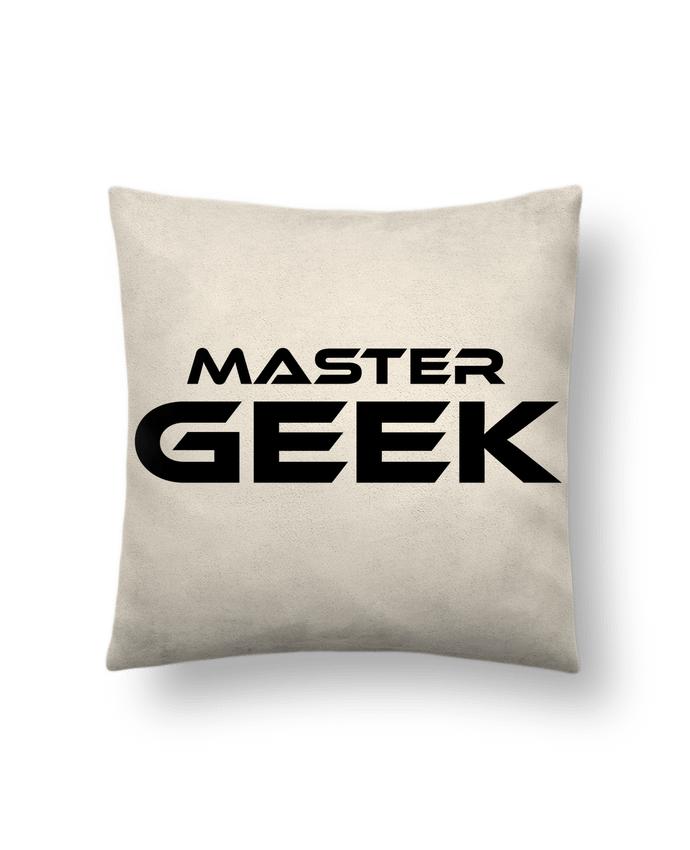 Coussin suédine MASTER GEEK par Sun SO Design