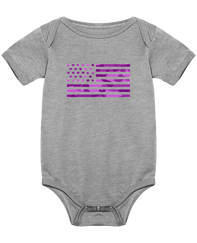 Body bébé Love army par Lamouchenoire