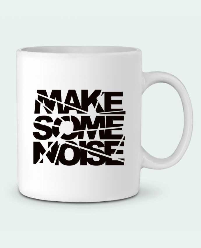 Ceramic Mug Make Some Noise by Freeyourshirt.com