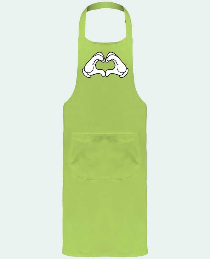 Garden or Sommelier Apron with Pocket LOVE Signe by Freeyourshirt.com