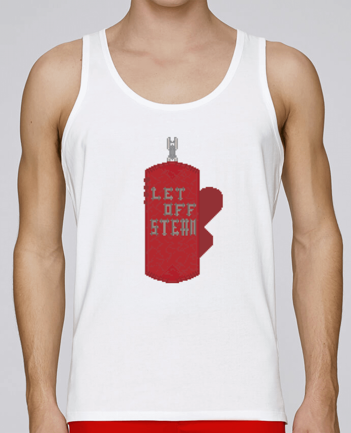 Débardeur homme LET OFF STEAM par Santiaguen 100% coton bio