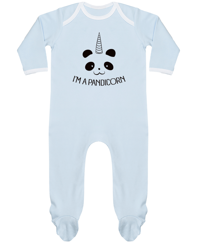 Body Pyjama Bébé I'm a Pandicorn par Freeyourshirt.com