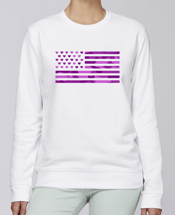 Sweatshirt Love army par Lamouchenoire