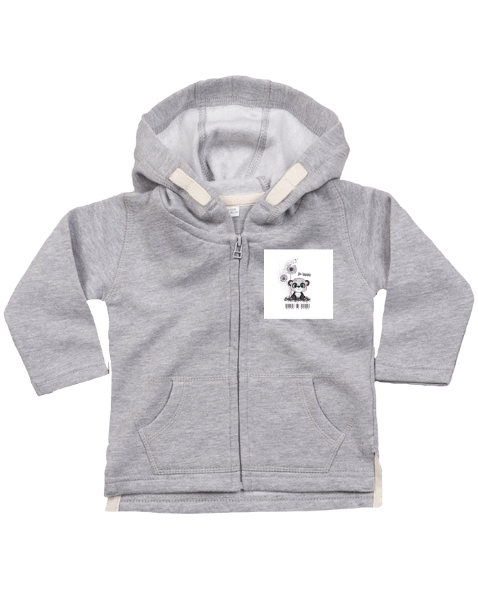 Sweat à capuche bébé zippé Sacha par 4,sinon rien 