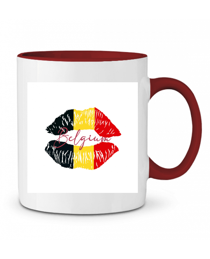 Mug bicolore Belgium 4,sinon rien 