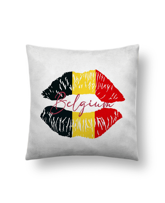 Coussin suédine Belgium par 4,sinon rien 