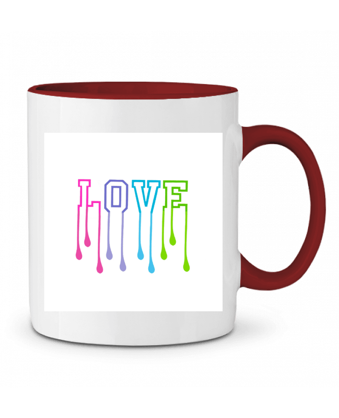 Mug bicolore Love fondant 4,sinon rien 