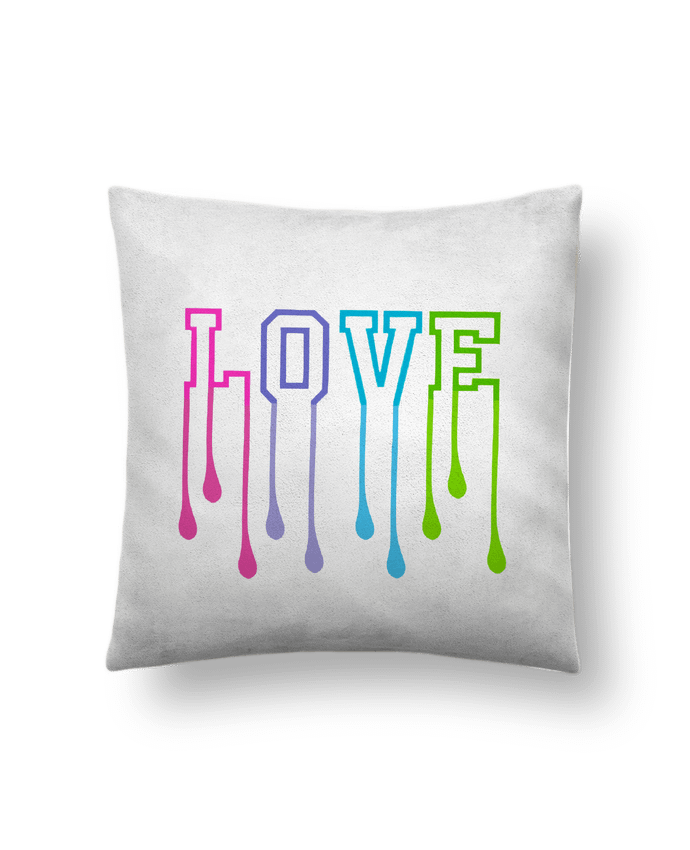 Coussin suédine Love fondant par 4,sinon rien 