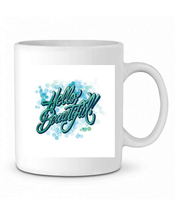 Mug  Hello Beautiful par 4,sinon rien 