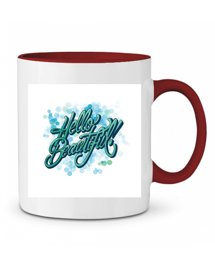 Mug bicolore Hello Beautiful 4,sinon rien 