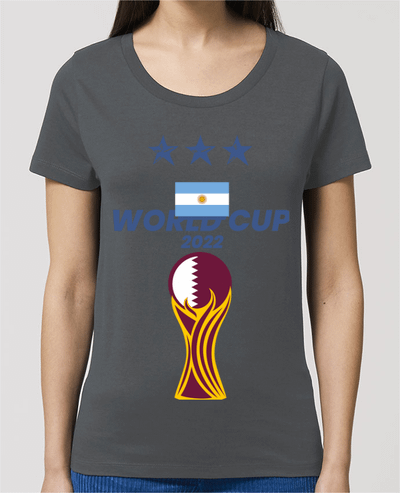 T-shirt Femme Argentine championne du monde par LB style