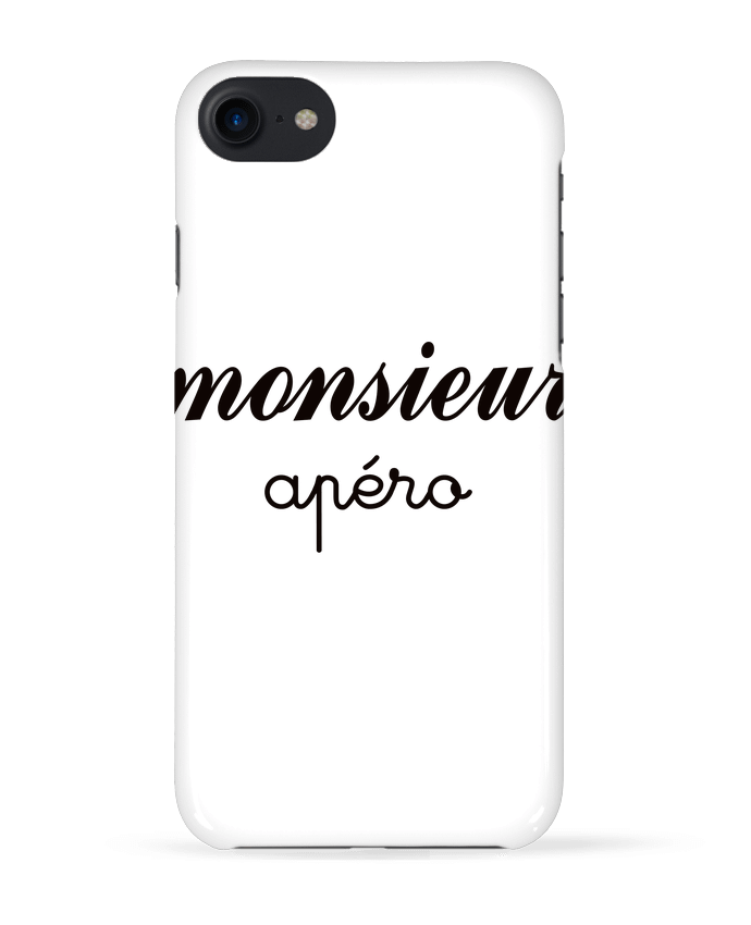 Case 3D iPhone 7 Monsieur Apéro de Freeyourshirt.com