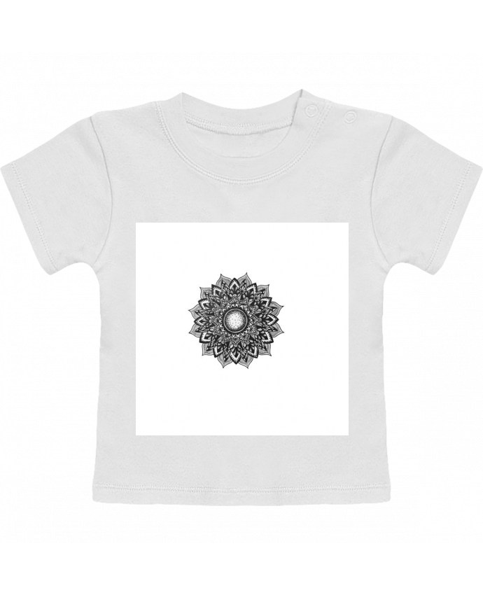 T-Shirt Baby Short Sleeve Miniature fleurie manches courtes du designer Slyten
