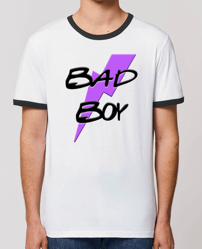 Unisex ringer t-shirt Ringer Bad Boy by Toncadeauperso