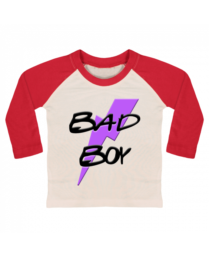 Tee-shirt Bébé Baseball ML Bad Boy par Toncadeauperso