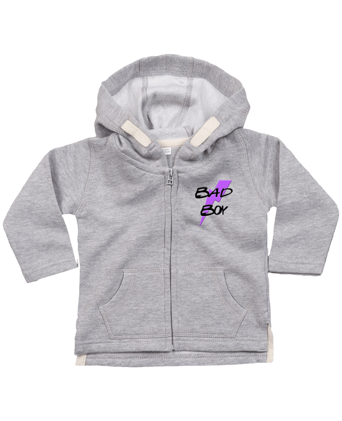 Hoddie with zip for baby Bad Boy by Toncadeauperso