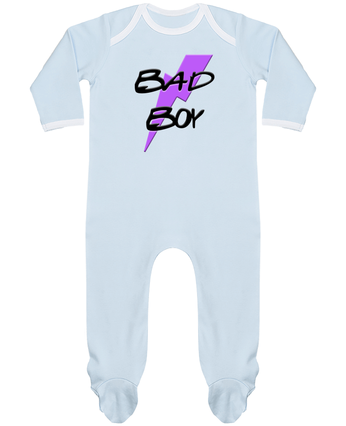 Baby Sleeper long sleeves Contrast Bad Boy by Toncadeauperso