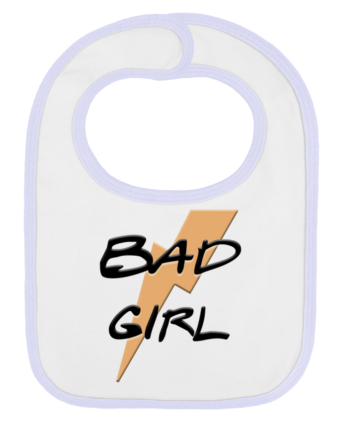 Bavoir bébé uni Bad Girl par Toncadeauperso