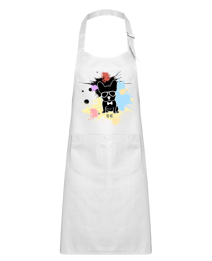 Tablier Enfant Bouledogue peinture diverses par Toncadeauperso