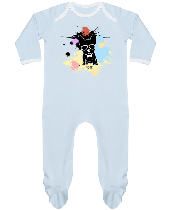 Body Pyjama Bébé Bouledogue peinture diverses par Toncadeauperso
