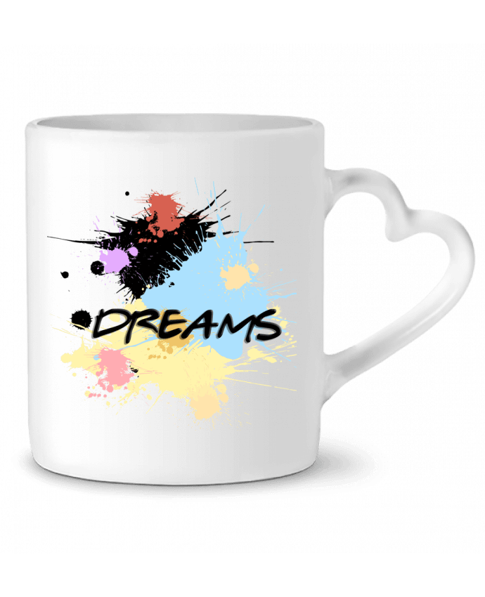 Mug coeur Dreams paint - rêves peinture par Toncadeauperso