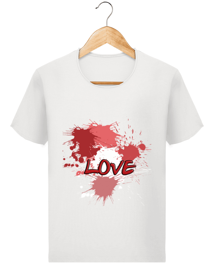  T-shirt Homme vintage Love - Amour par Toncadeauperso