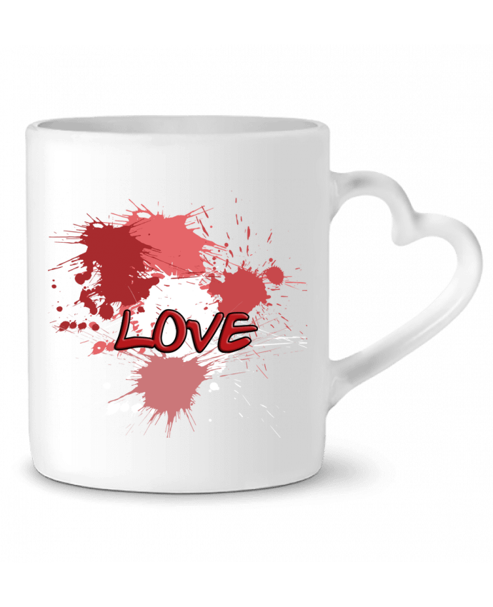 Mug coeur Love - Amour par Toncadeauperso