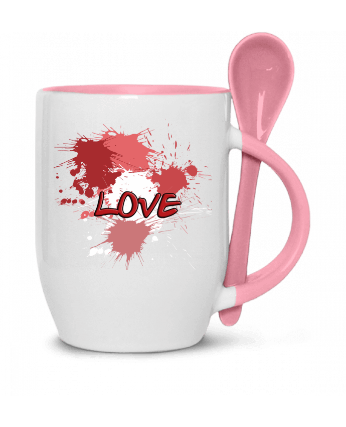  Tasse cuillère Love - Amour par Toncadeauperso