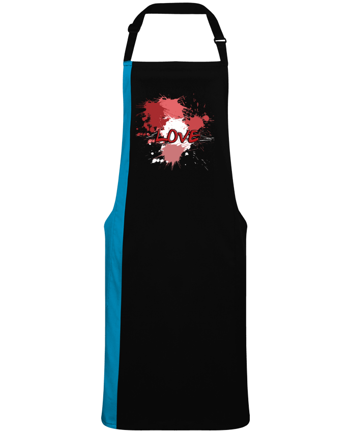 Tablier bicolore Love - Amour par  Toncadeauperso